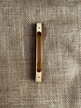 Load image into Gallery viewer, Raw-Edge Maple Mezuzah Case with Copper Shin
