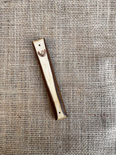 Load image into Gallery viewer, Raw-Edge Maple Mezuzah Case with Copper Shin
