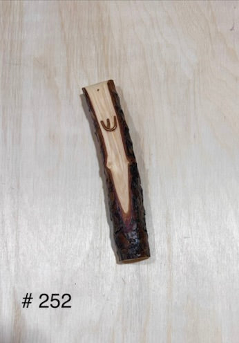 Pine Wood Mezuzah Case