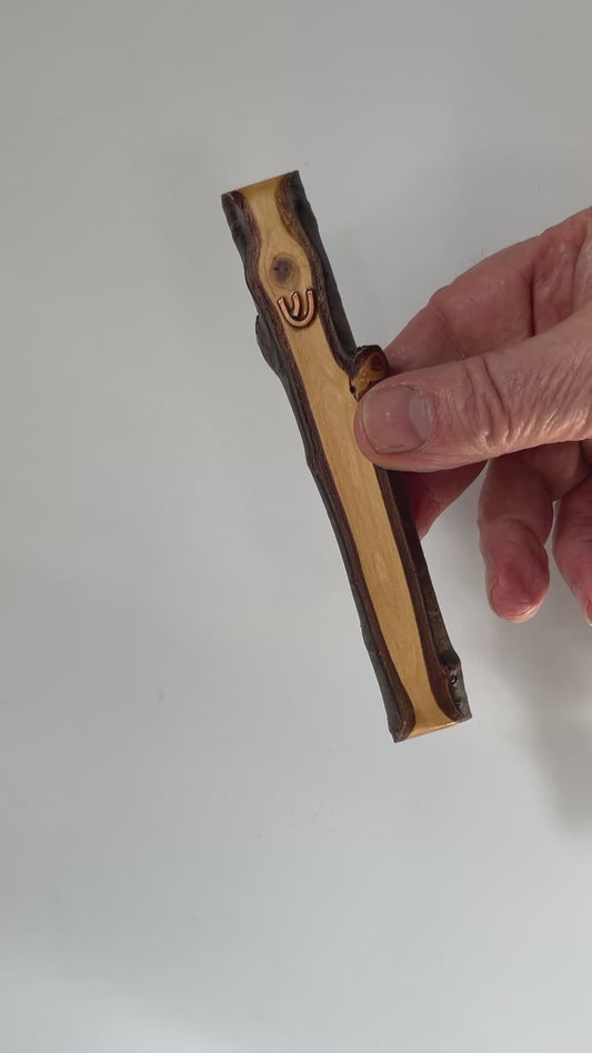 Cherry Wood Mezuzah Case