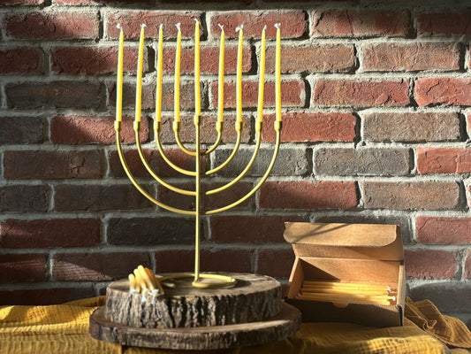 Beeswax Chanukah Candles