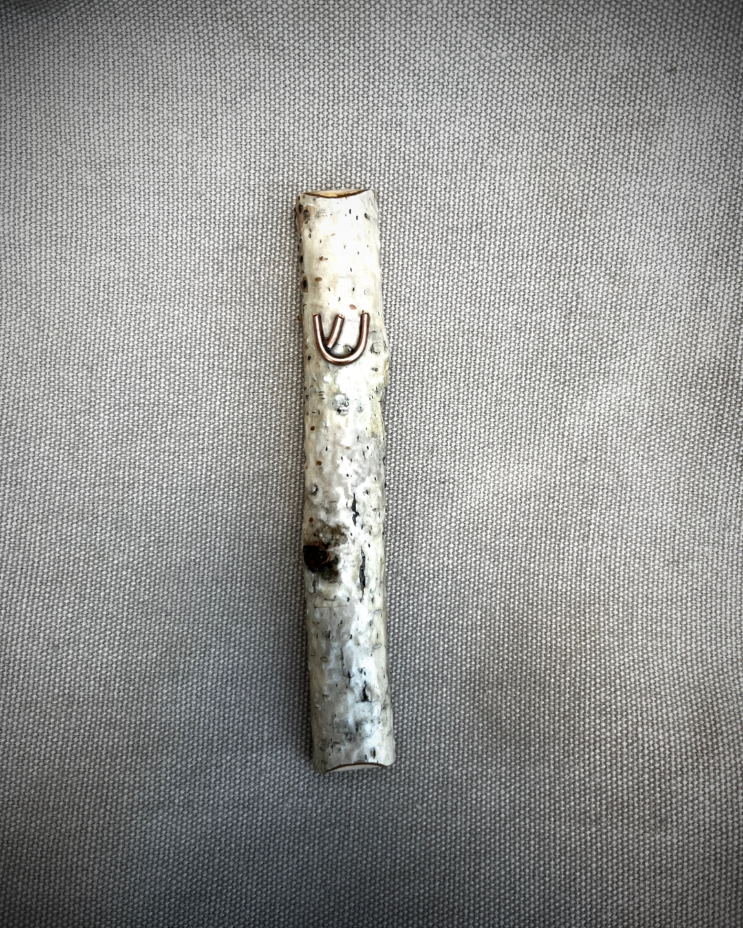Birch Wood Mezuzah Case