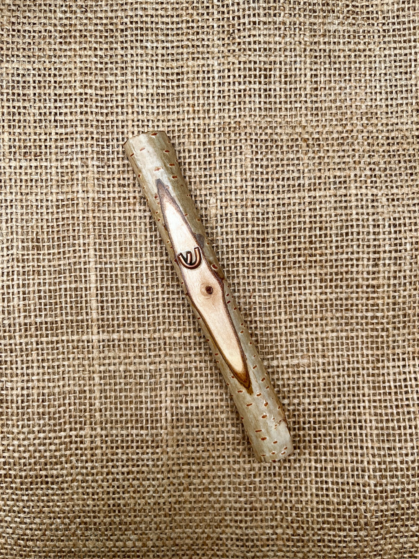 Birch Wood Mezuzah Case