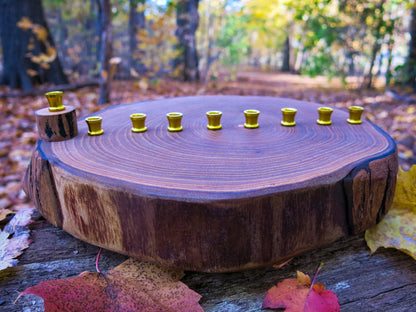 Tova's Table Handcrafted Wood Chanukiah