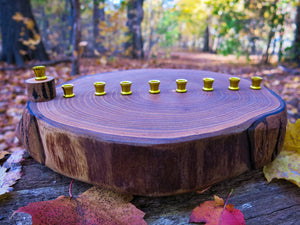 Tova's Table Handcrafted Wood Chanukiah