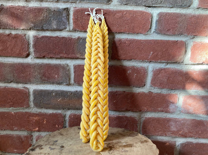 Braided Beeswax Havdalah Candle