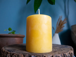 Beeswax 3" Pillar Candle