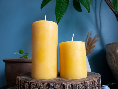 Beeswax 3" Pillar Candle