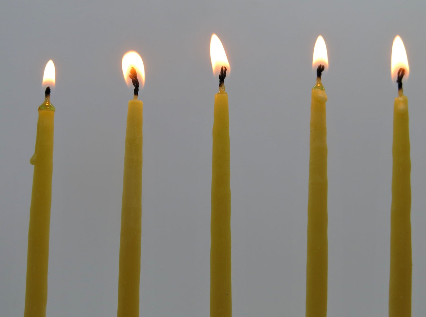 Beeswax Chanukah Candles